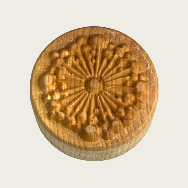 Dandelion clay stamp